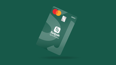 Få et Mastercard Debit Standard i Sydjysk Sparekasse
